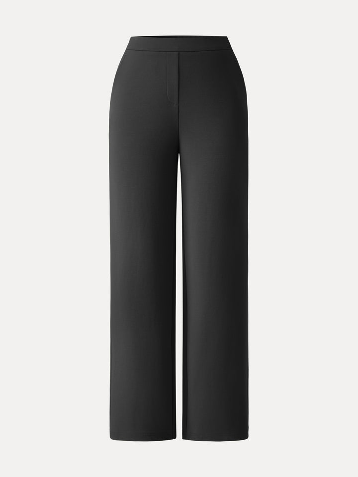 Sandwashed Modal Breathable Straight Leg Pull-on Travel Pant