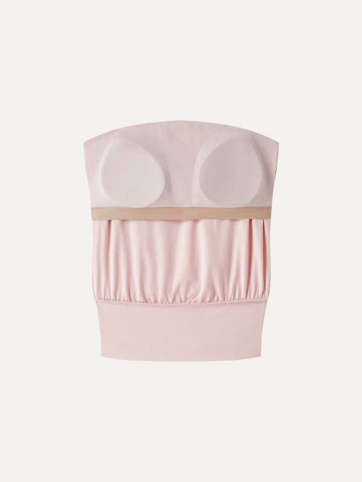 Lyocell Bandeau Banded Hem Bra Top