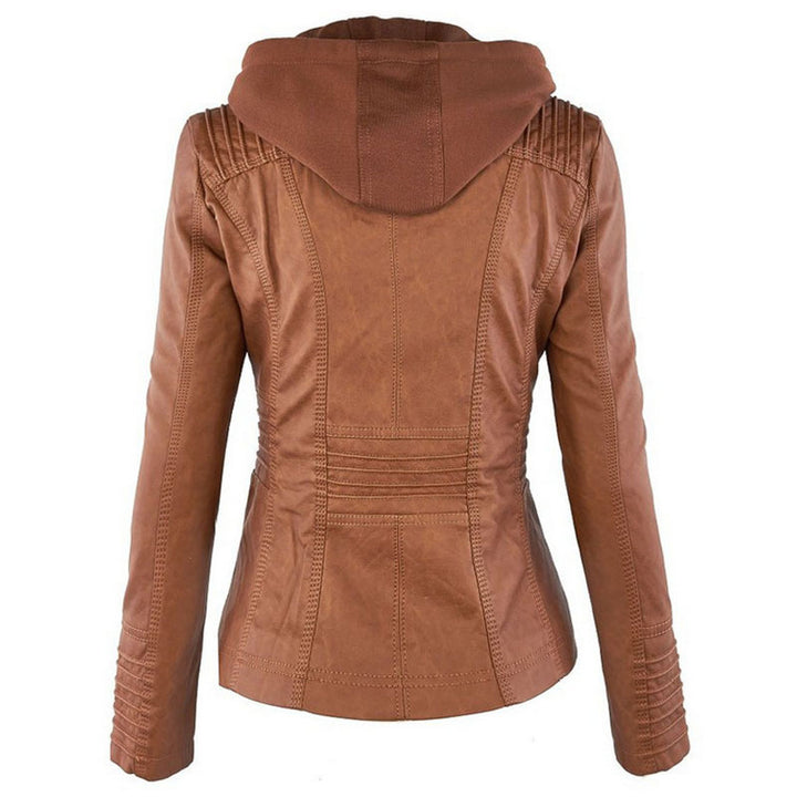 The Brooklyn™ | Hooded Leather Jacket
