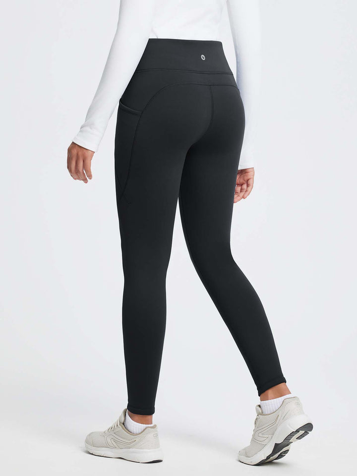 27" Thermal Fleece High-Waist Yoga Leggings