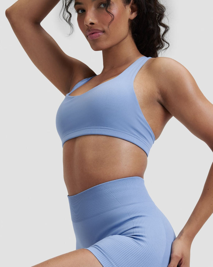 Elevate™ Sculpting Mid Waist Scrunch Shorter Shorts | Endless Sky