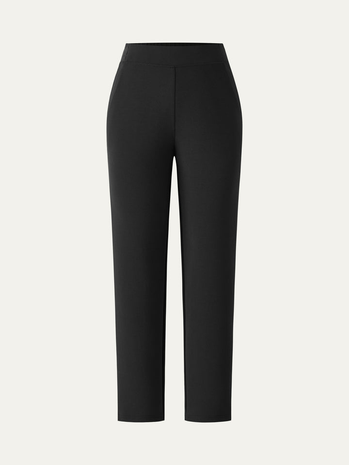 Mid Rise Pull-on Tapered Pant with Pockets