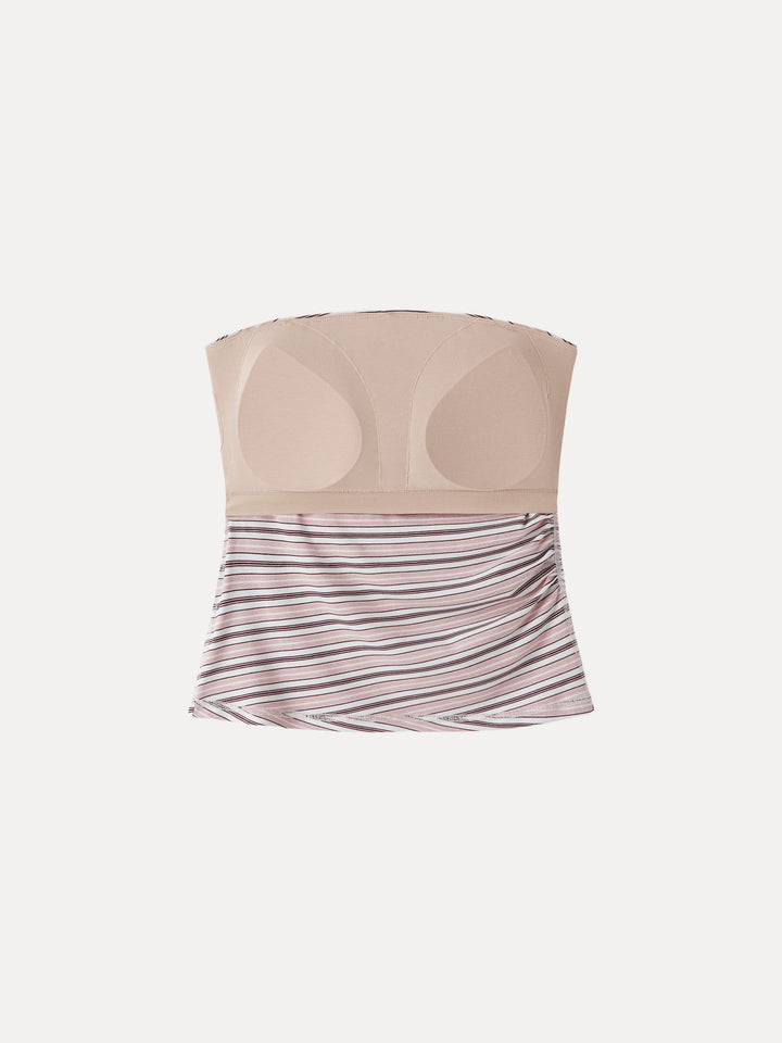 Striped Bra Tube Top