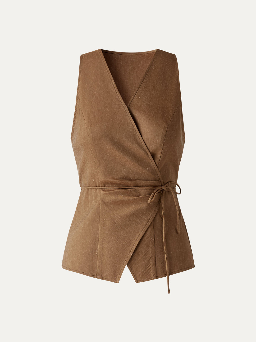 Wrap Top with Self-Tie