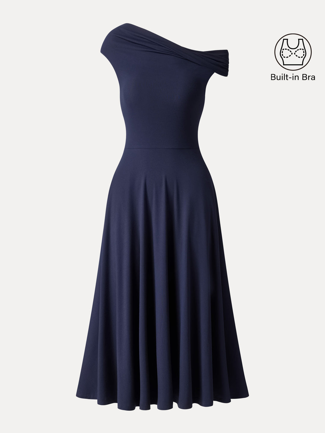 SkinKiss Multi-Wear Midi Bra Dress with Pockets