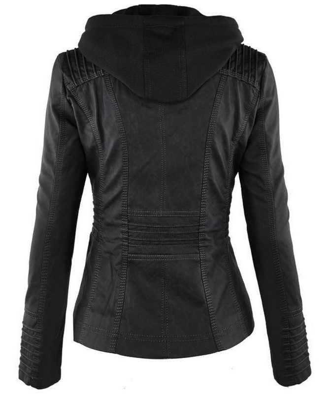 The Brooklyn™ | Hooded Leather Jacket