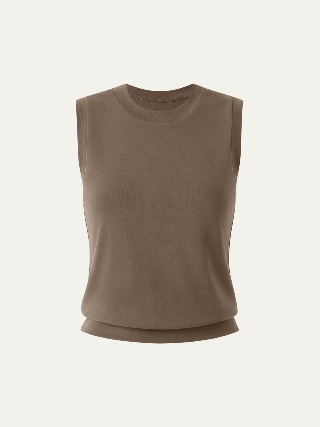 Sandwashed Crew Neck Top