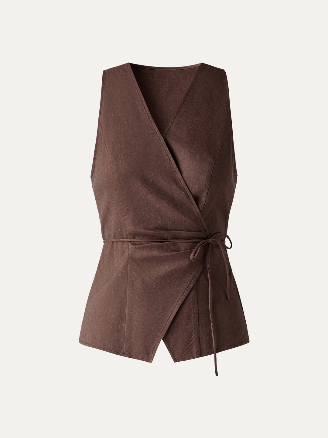 Wrap Top with Self-Tie