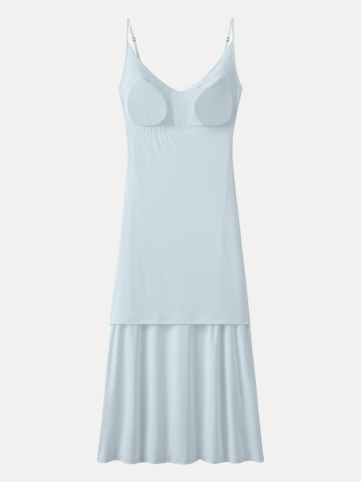 Effortless Vacay Cowl Neck Midi Bra Dress