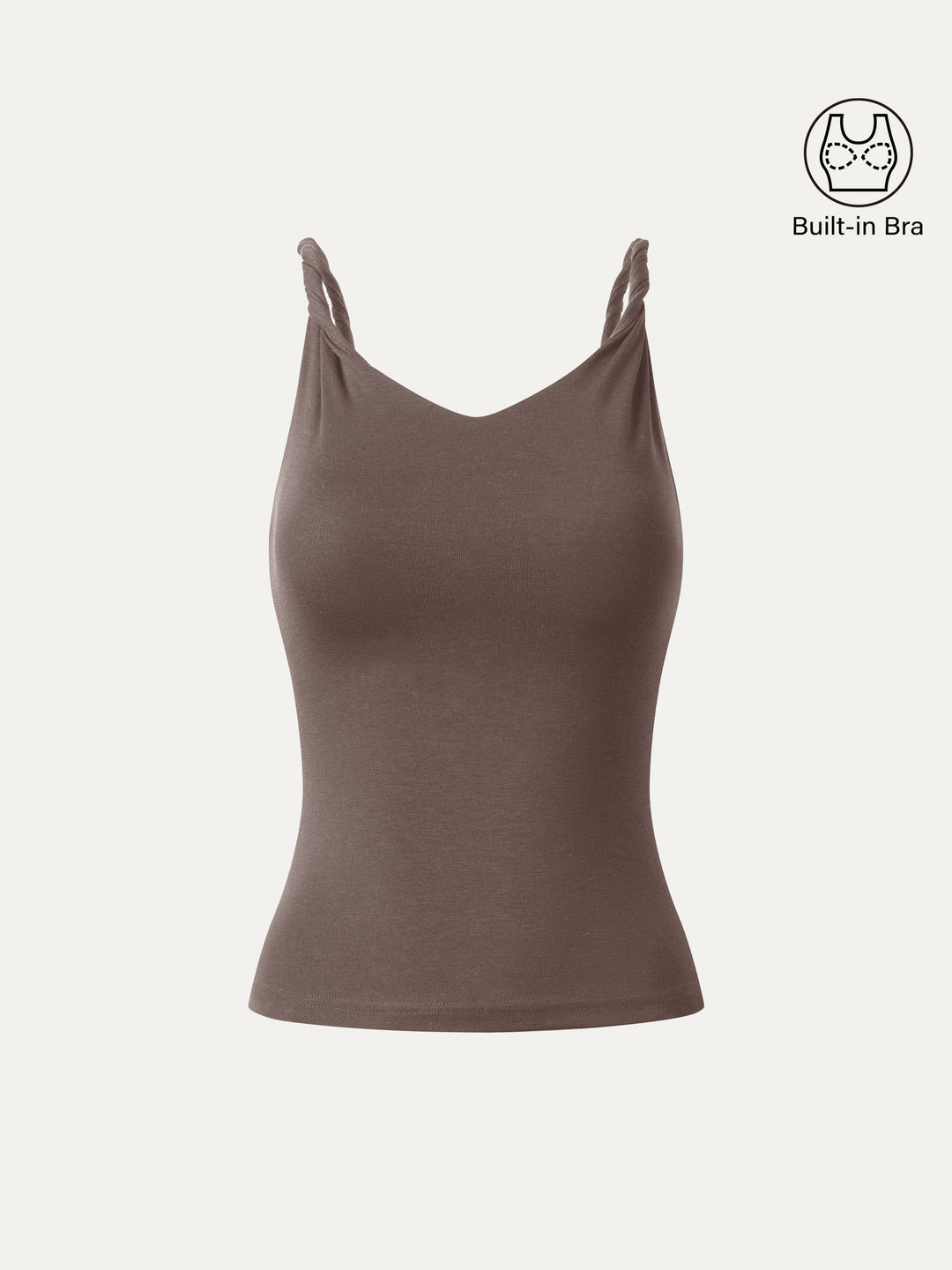 CoolTouch Twisted Strap V-Neck Bra Tank