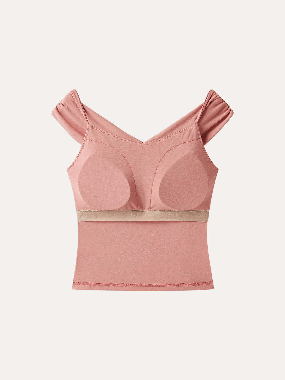 Criss Cross Off Shoulder New Airy Bra Top