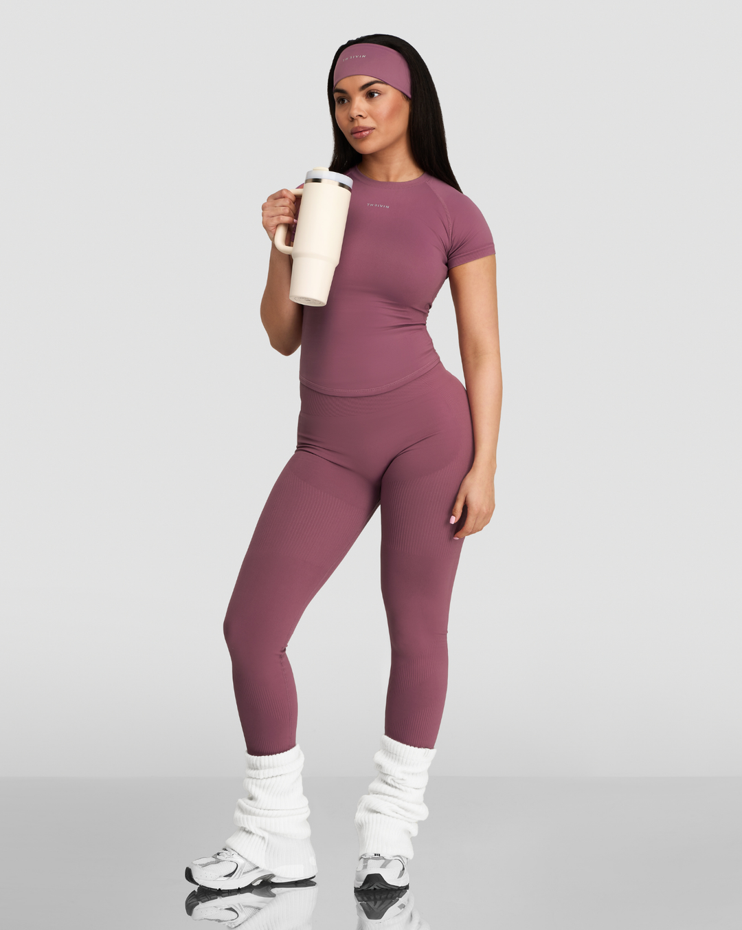 Elevate™ Compression T-Shirt | Orchid Mauve