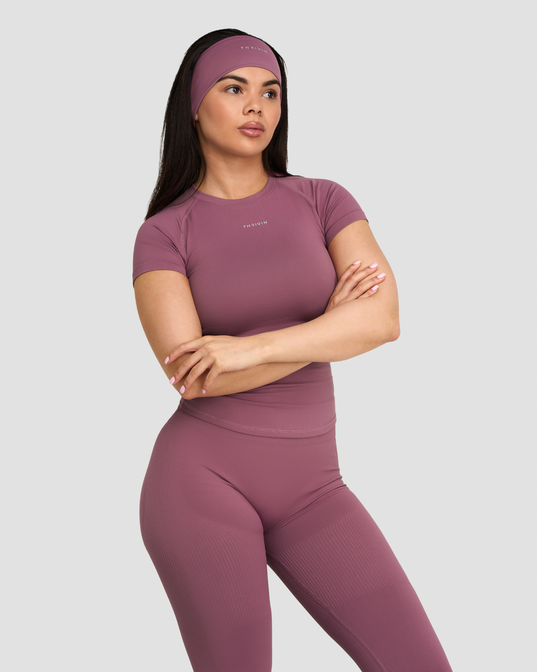 Elevate™ Compression T-Shirt | Orchid Mauve