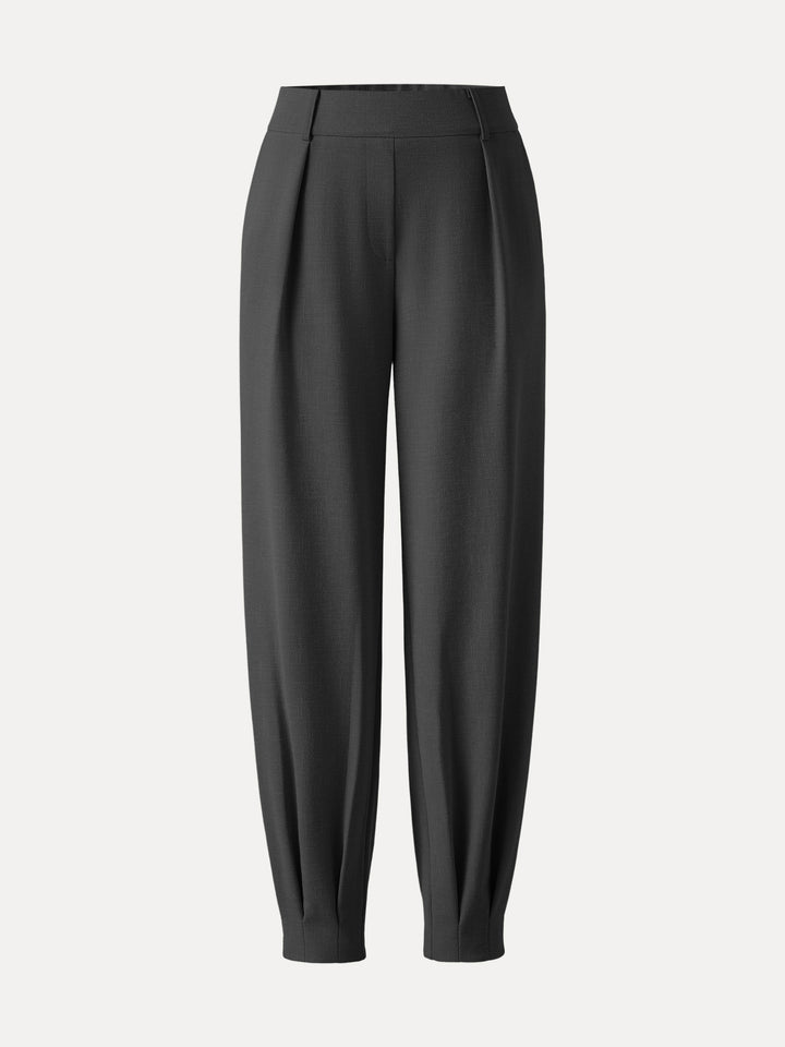 Stretch Linen-Like Wrinkle-Resistant Tapered Pant