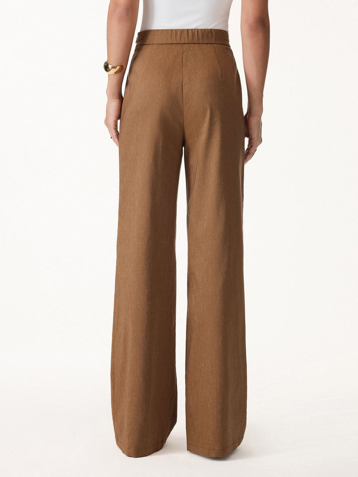 Drawstring Wide Leg Pant with Pockets