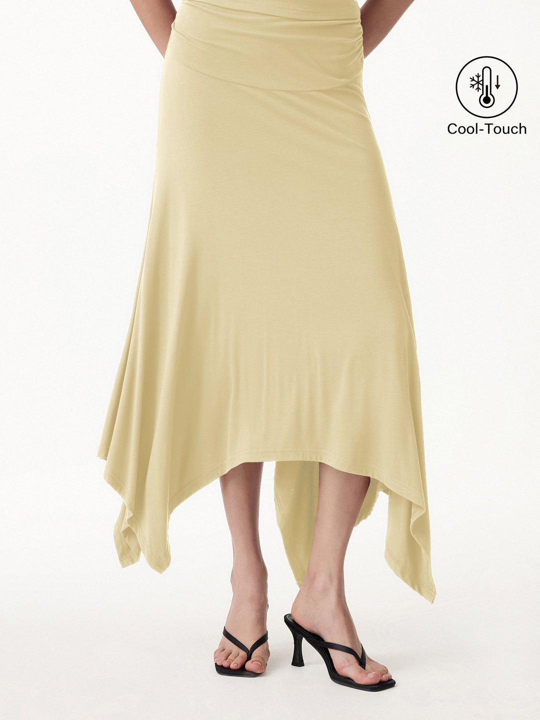 CoolTouch Handkerchief Hem Ankled Skirt