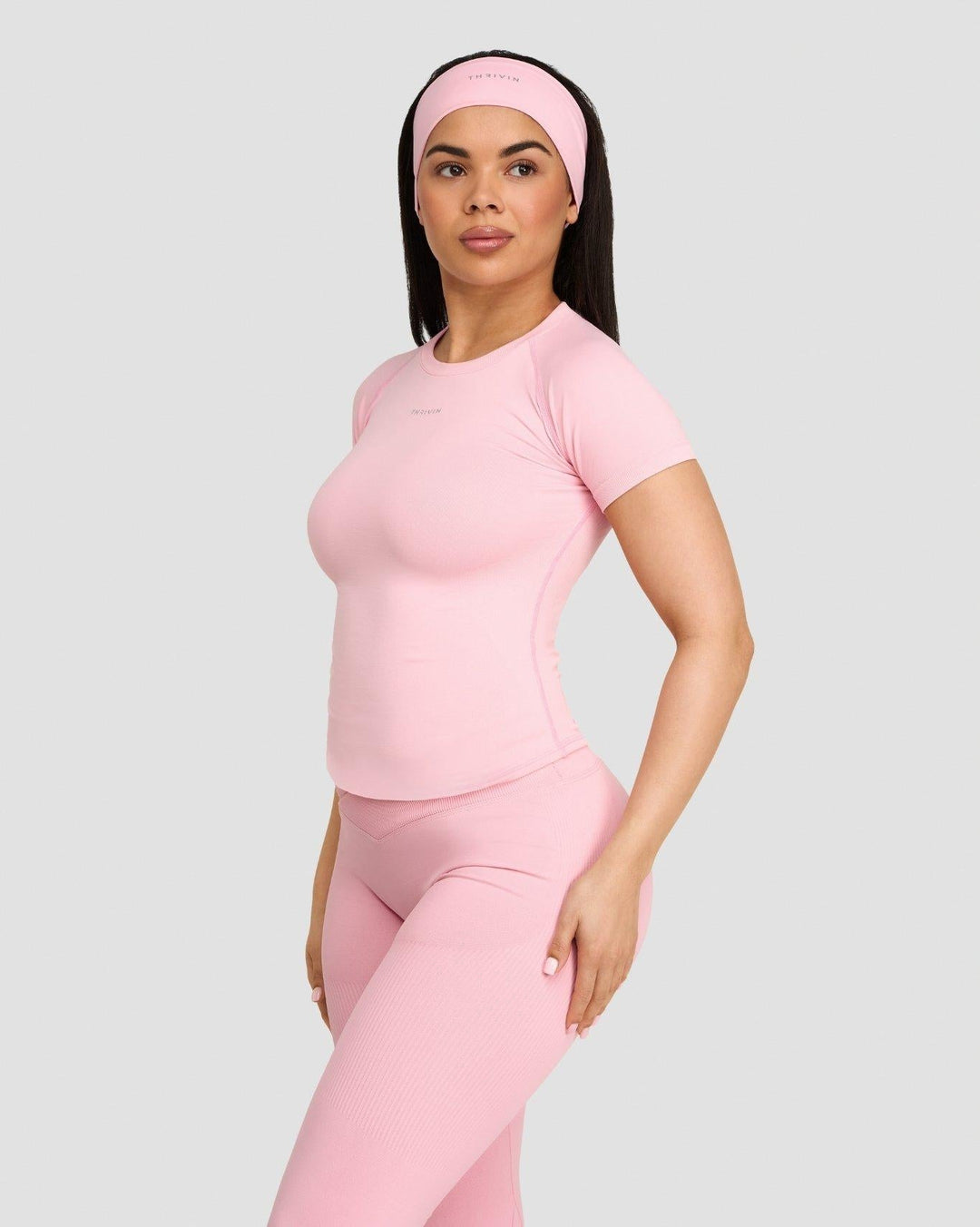 Elevate™ Compression T-Shirt | Cotton Pink