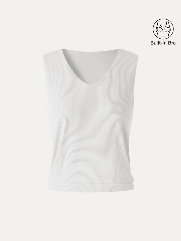 CoolTouch Ease V-Neck Wide Shoulder Bra Tank