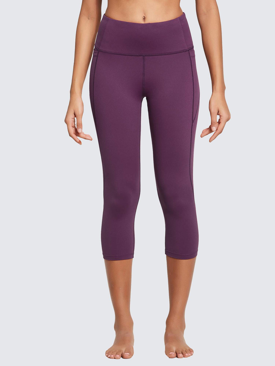 Women's Plus Size High-Waisted Capris