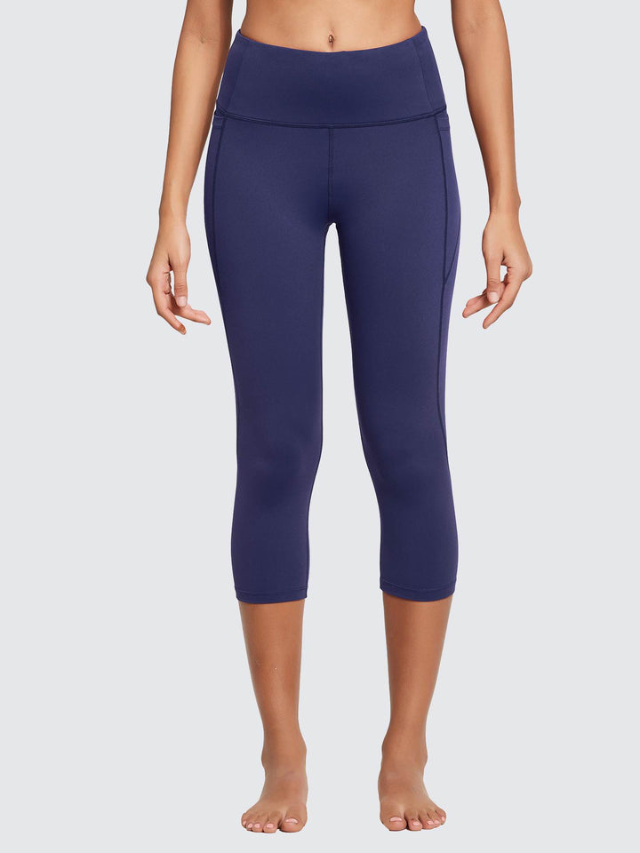Women's Plus Size High-Waisted Capris