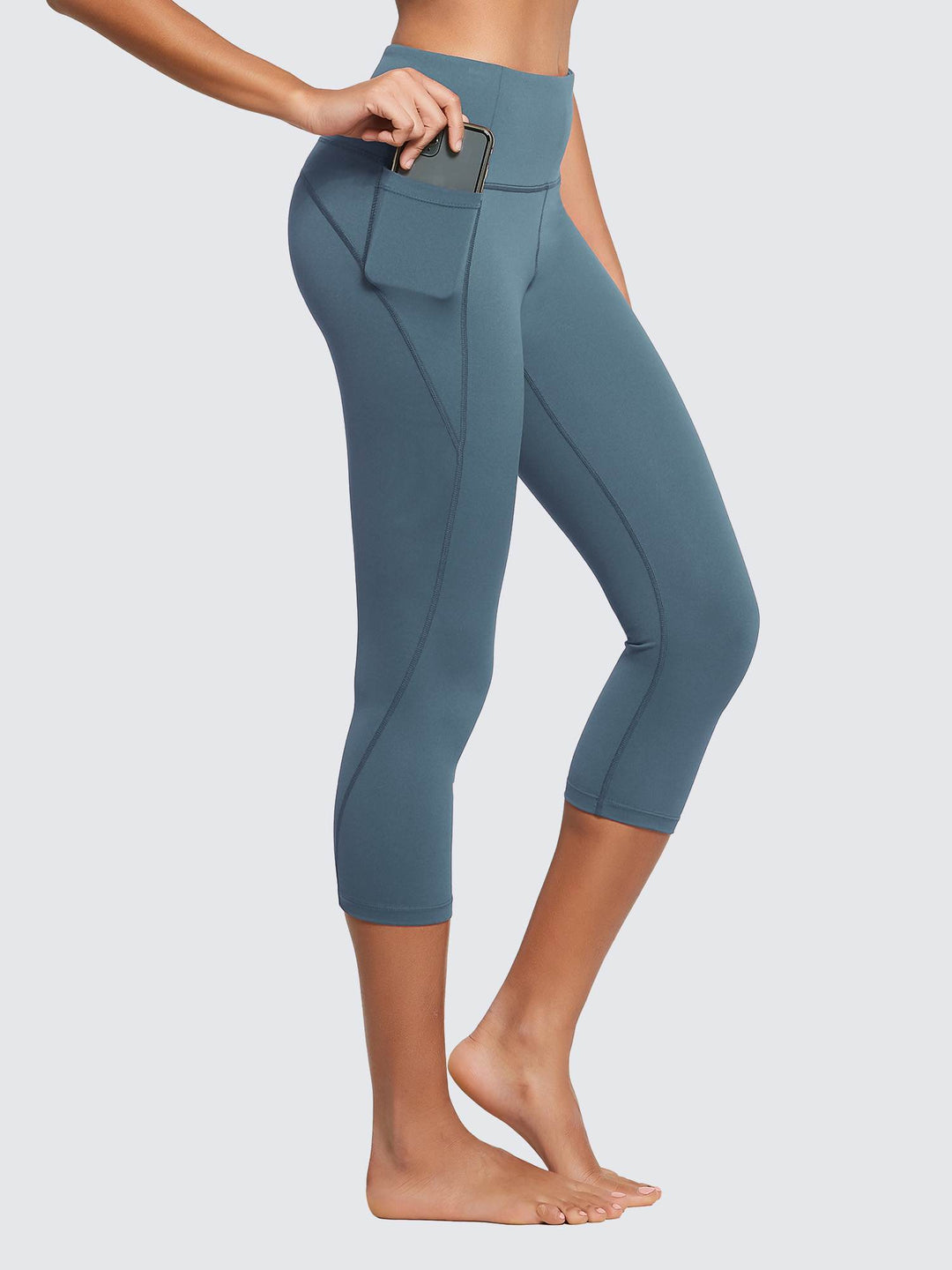 Women's Plus Size High-Waisted Capris