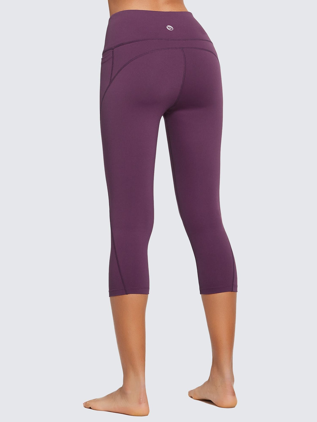 Women's Plus Size High-Waisted Capris