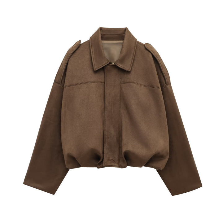 The Hudson™ | Faux Suede Pilot Jacket