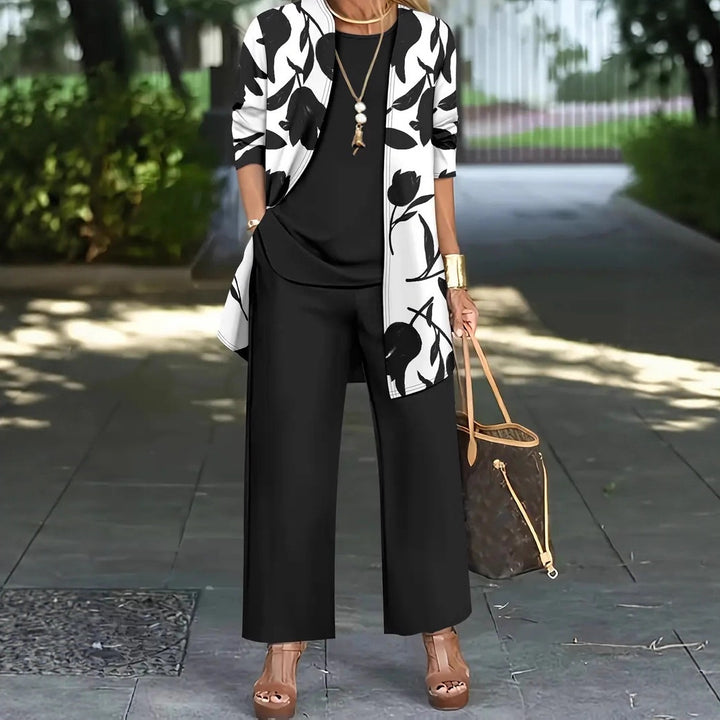 Harmony 3-Piece Set Top Vest And Pants