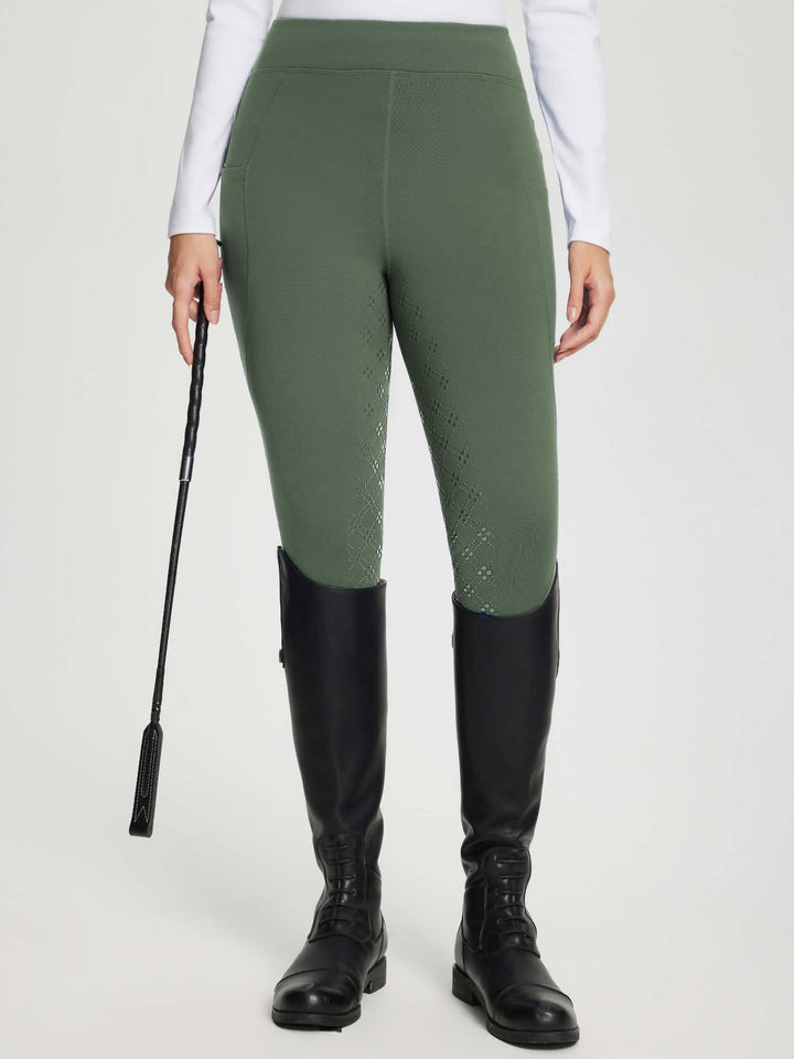 Women's Full-Seat Fleece Silicone Breeches