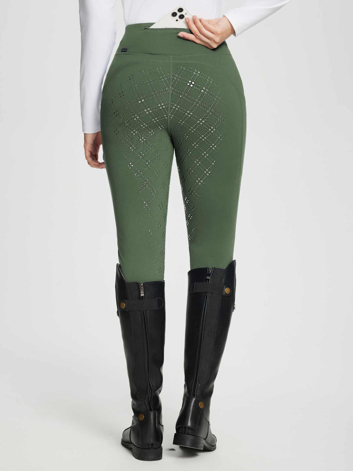 Women's Full-Seat Fleece Silicone Breeches