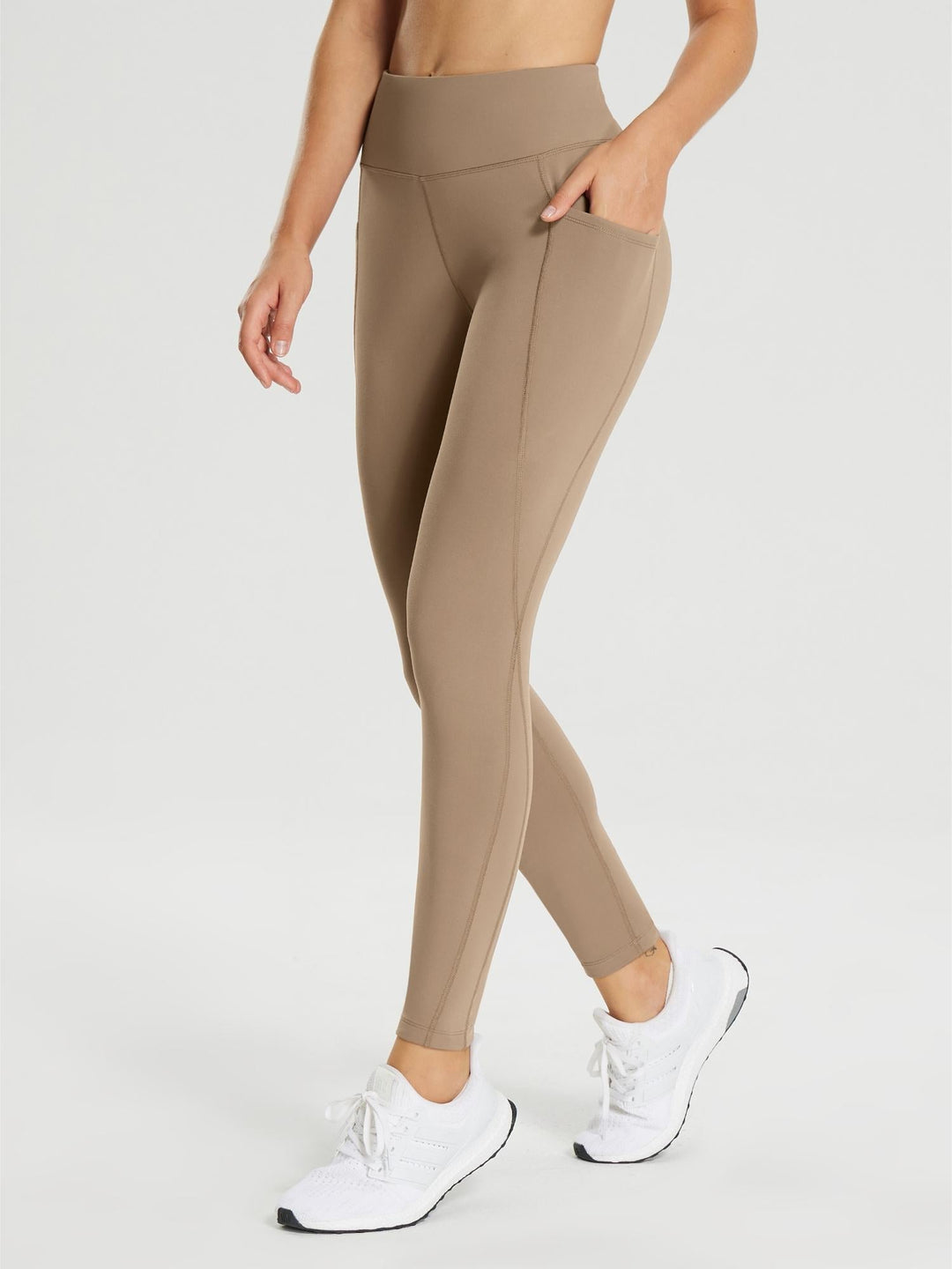 25" Fleece-Lined Cycling Leggings