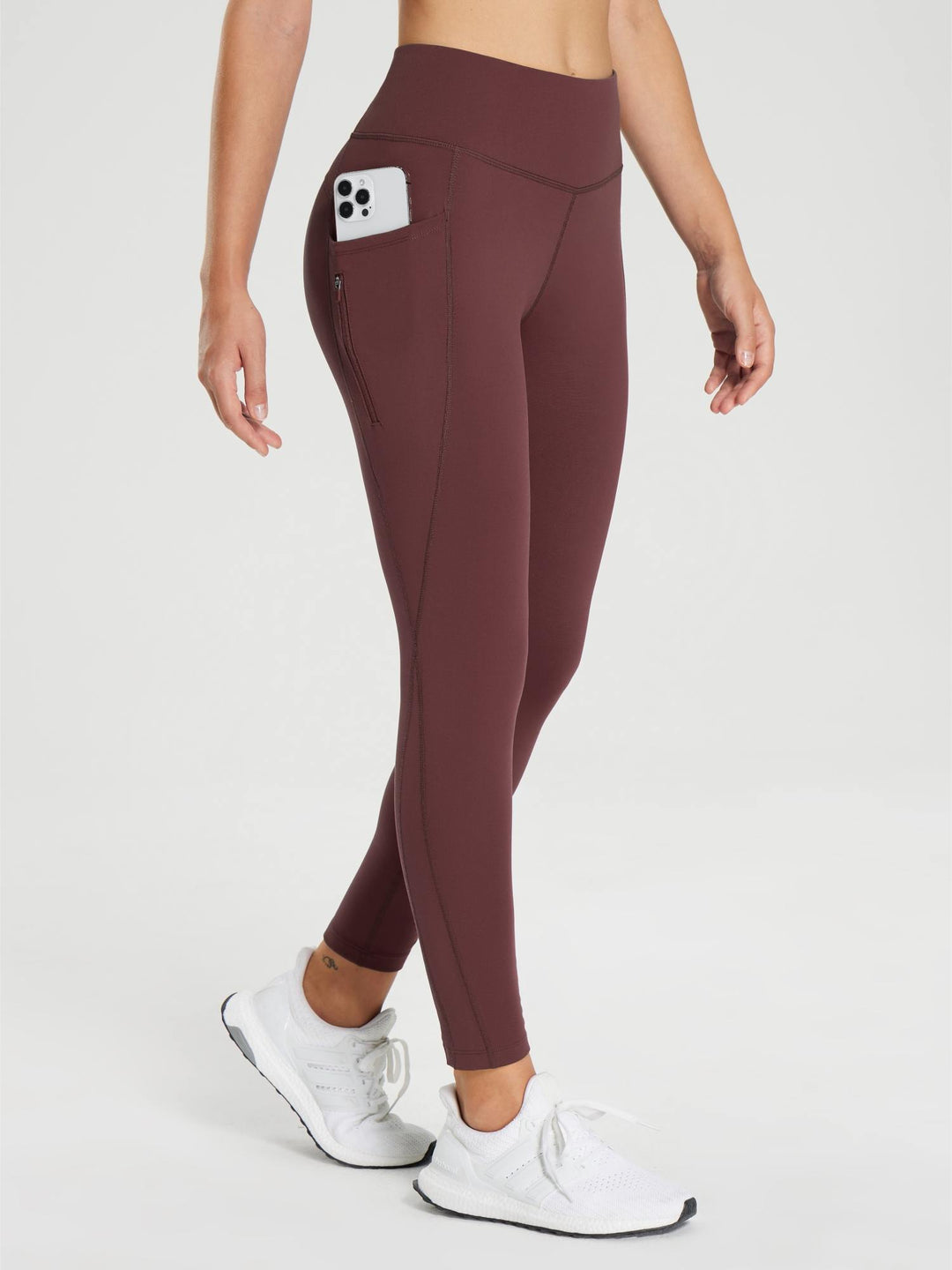 25" Fleece-Lined Cycling Leggings