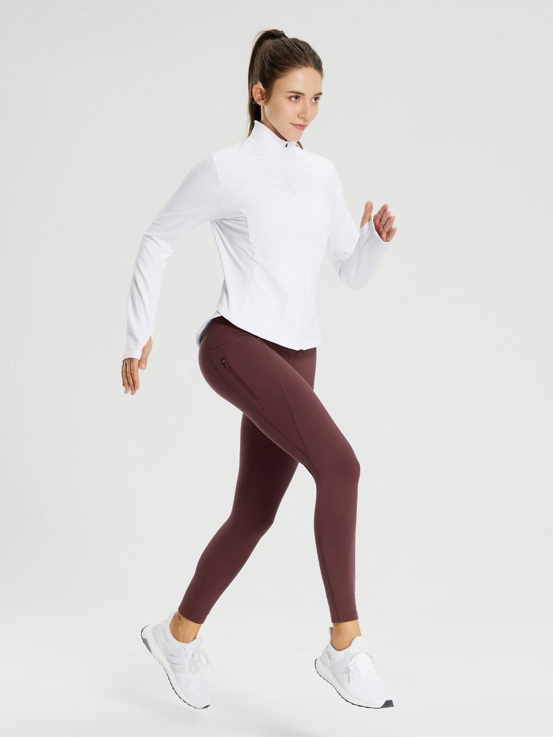 25" Fleece-Lined Cycling Leggings