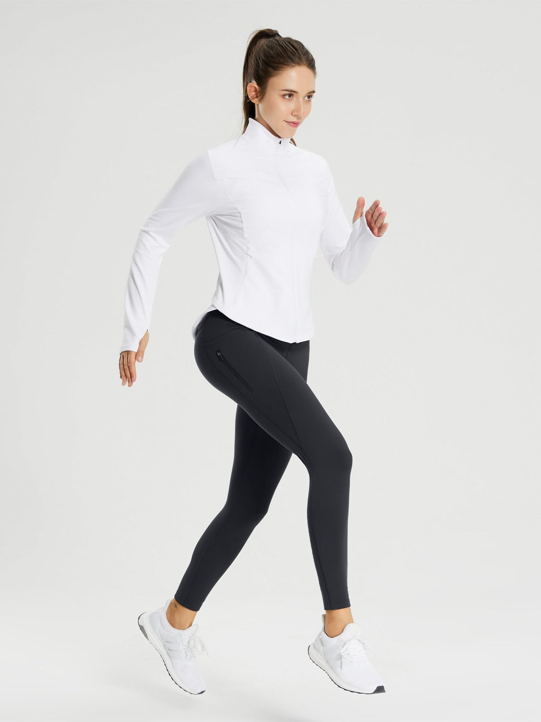 25" Fleece-Lined Cycling Leggings