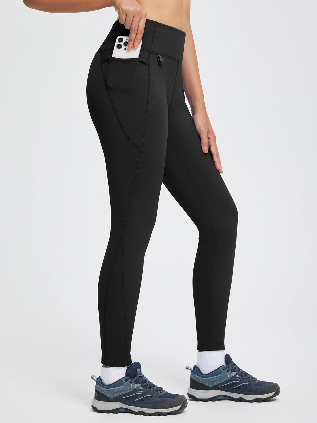 Outdoor Thickened Thermal Knit Leggings