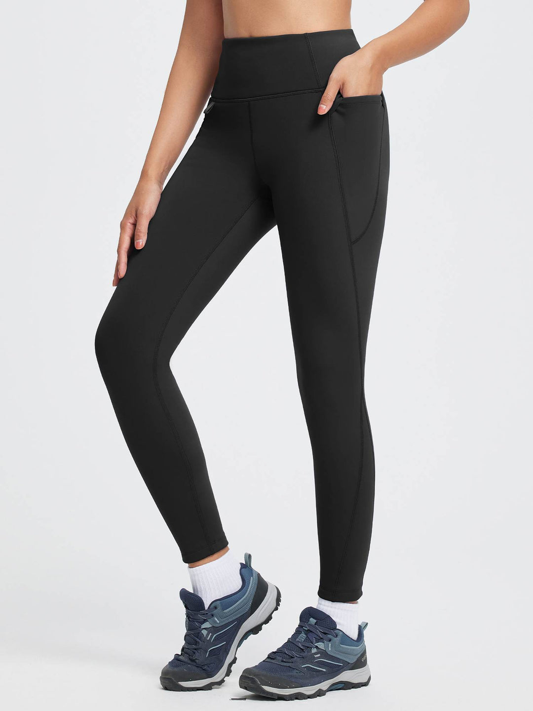 Outdoor Thickened Thermal Knit Leggings