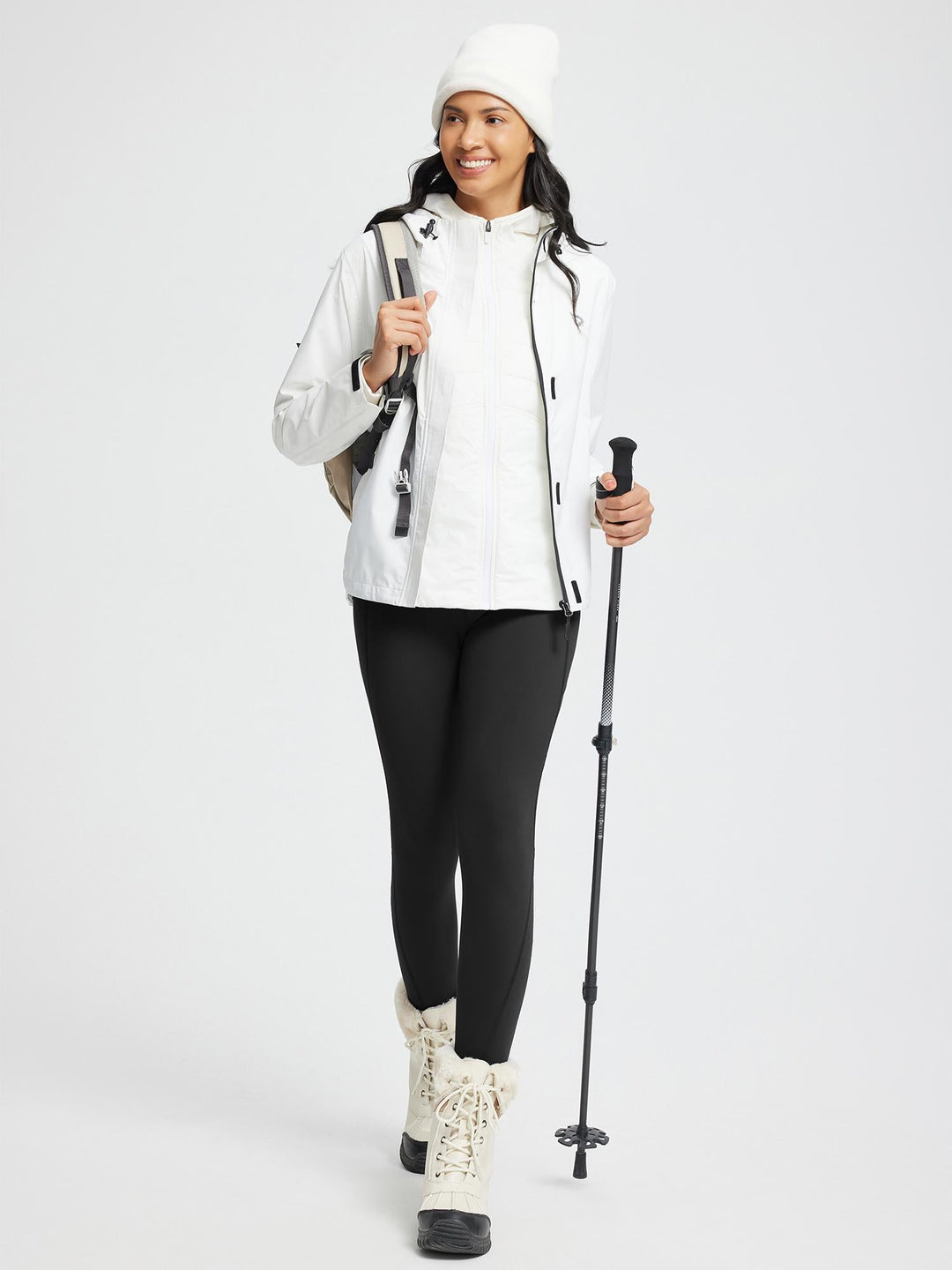Outdoor Thickened Thermal Knit Leggings
