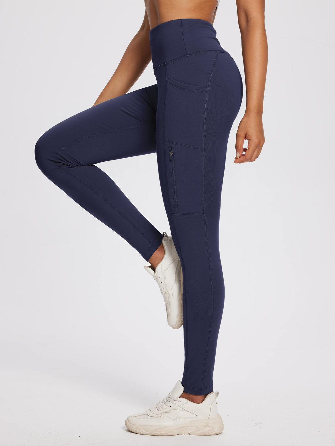 25" Knit Fleece Pocket Leggings