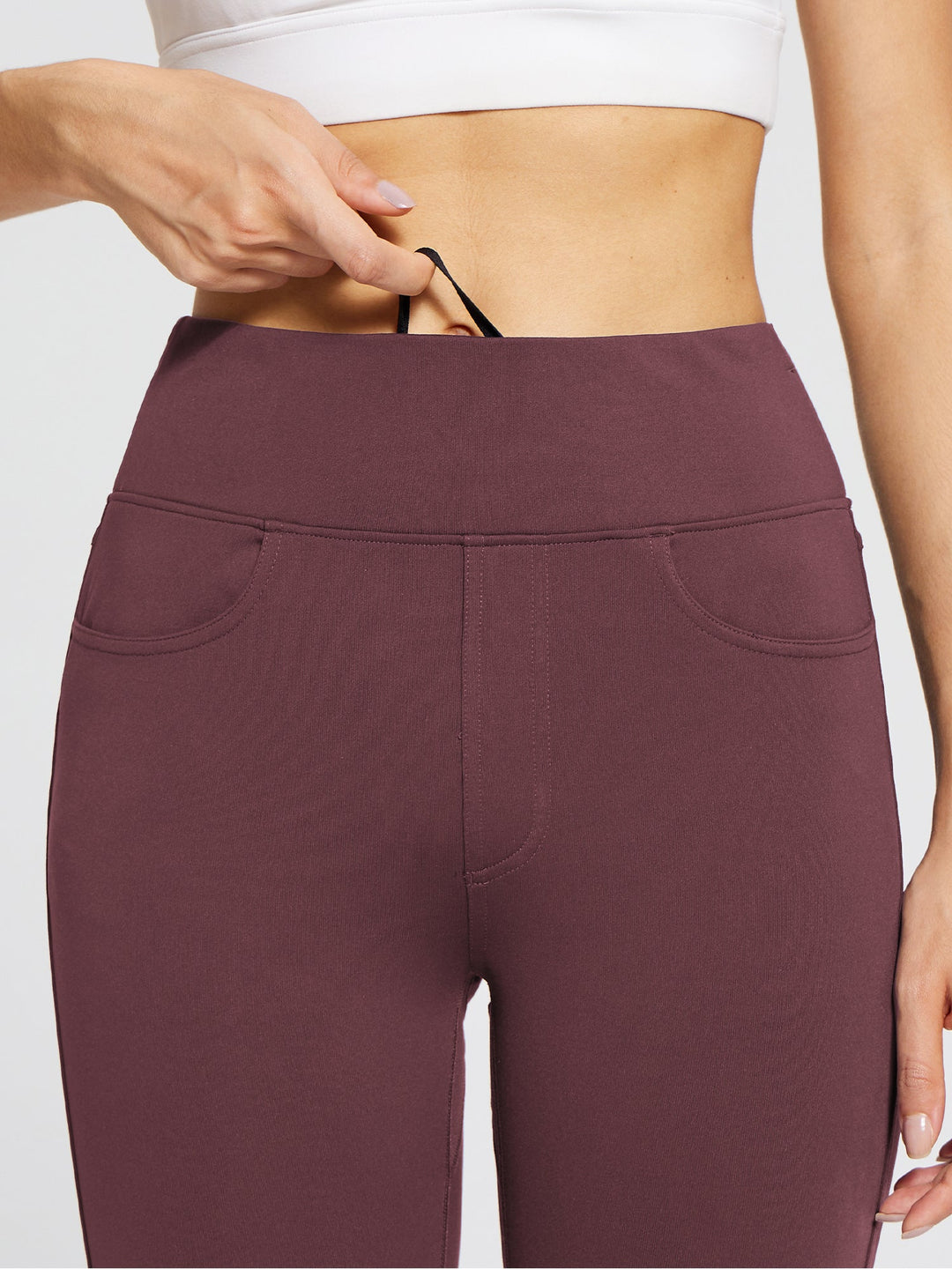 Laureate Fleece-Lined Denim Leggings