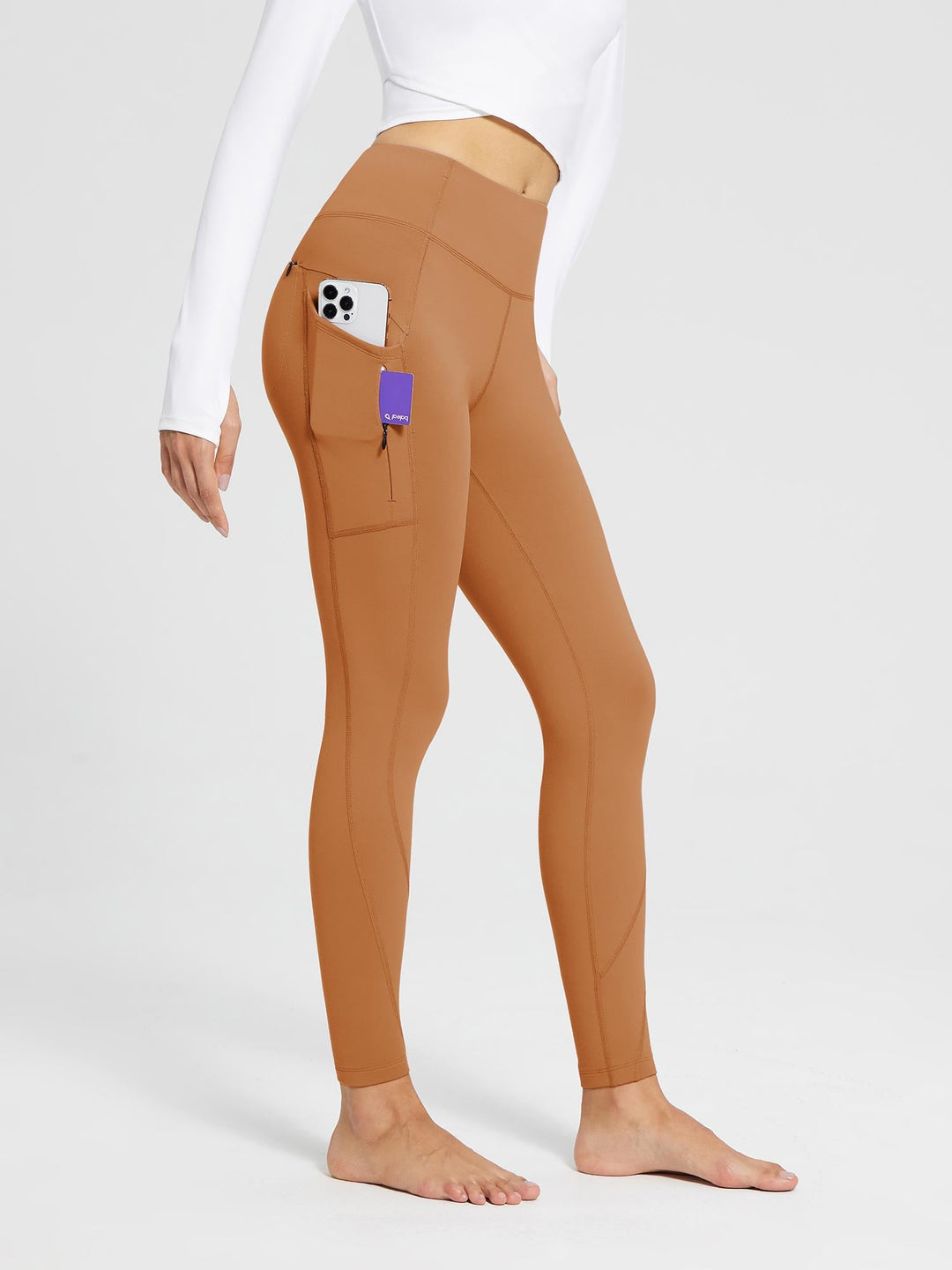 Laureate Fleece-Lined High Rise Pocket Leggings