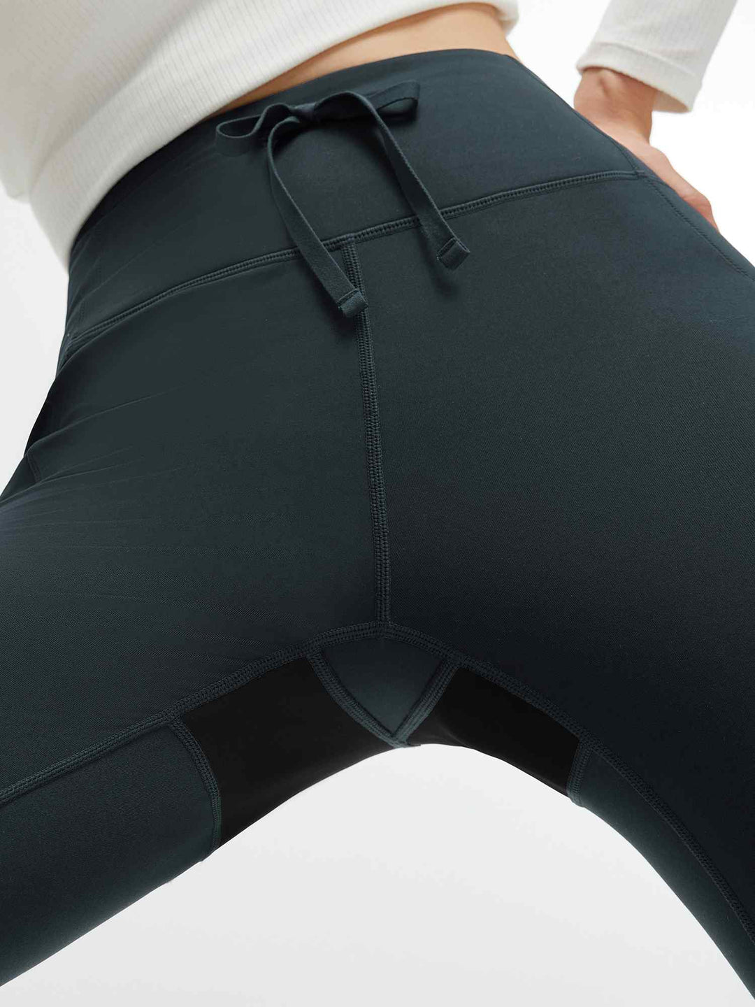Outdoor Multi-Pocket Slim-Fit Knit Fleece Pants