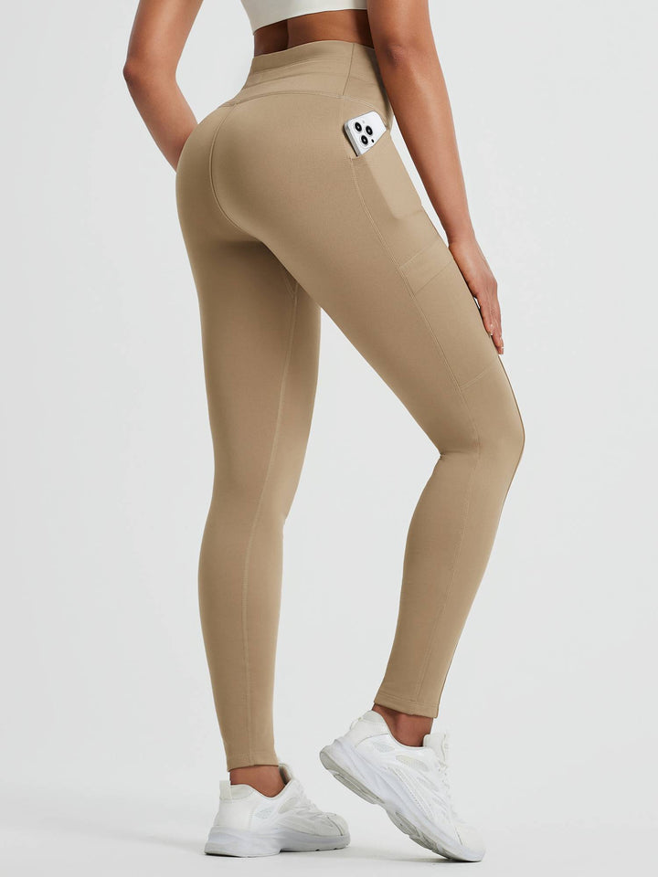 Running High-Waisted Fleece Leggings