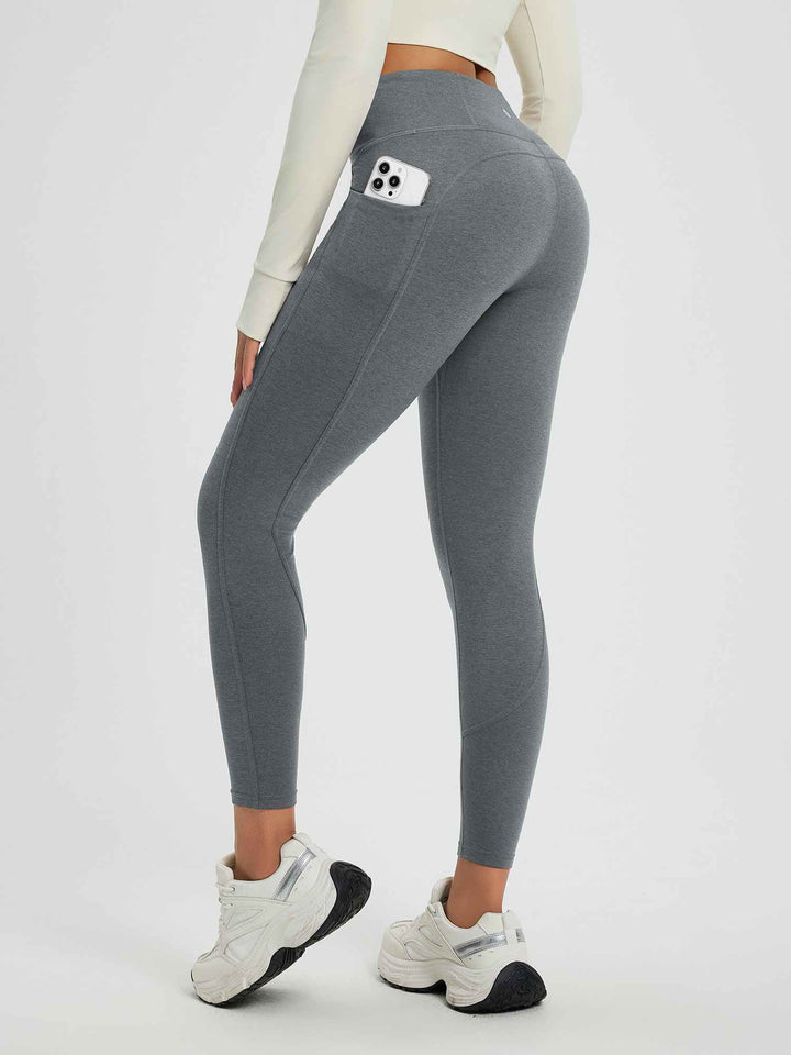 Women’s Yoga Floral Fleece High-Waisted Leggings