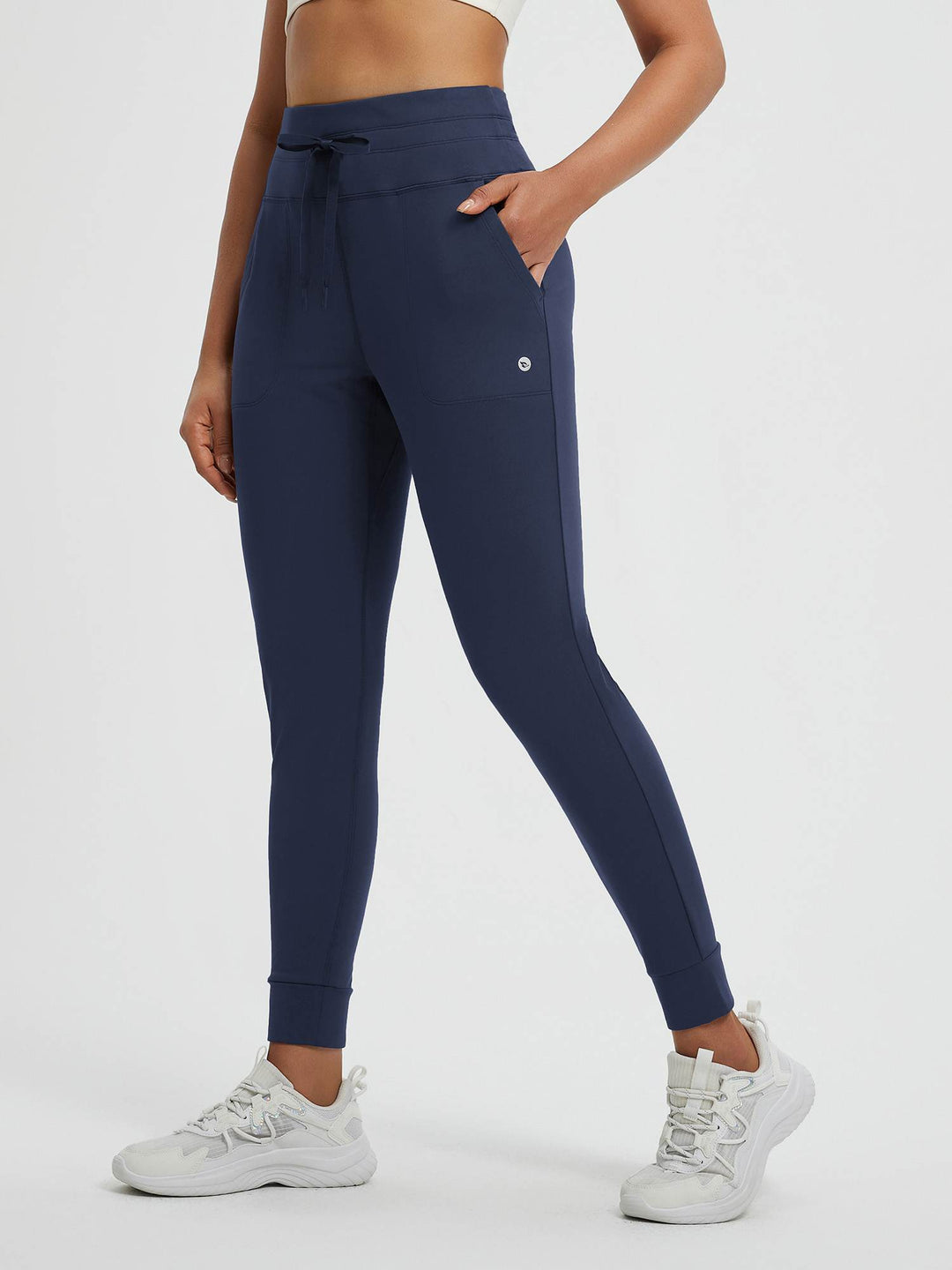 Women’s Yoga Cuffed Fleece High-Waisted Leggings