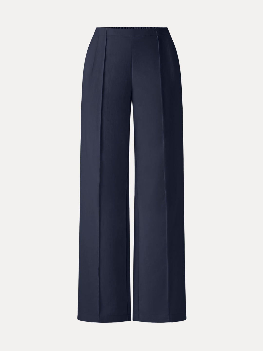 Lyocell-Linen Pintuck Wide Leg Vacay Pant