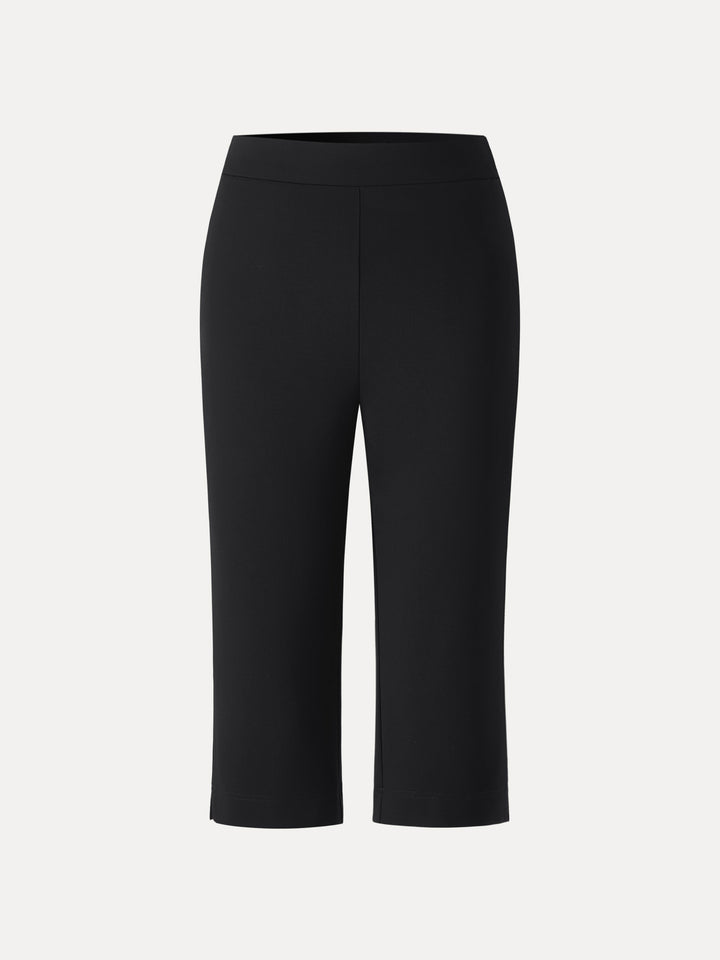 Stretch Ponte Chic Capri Pant with Pockets