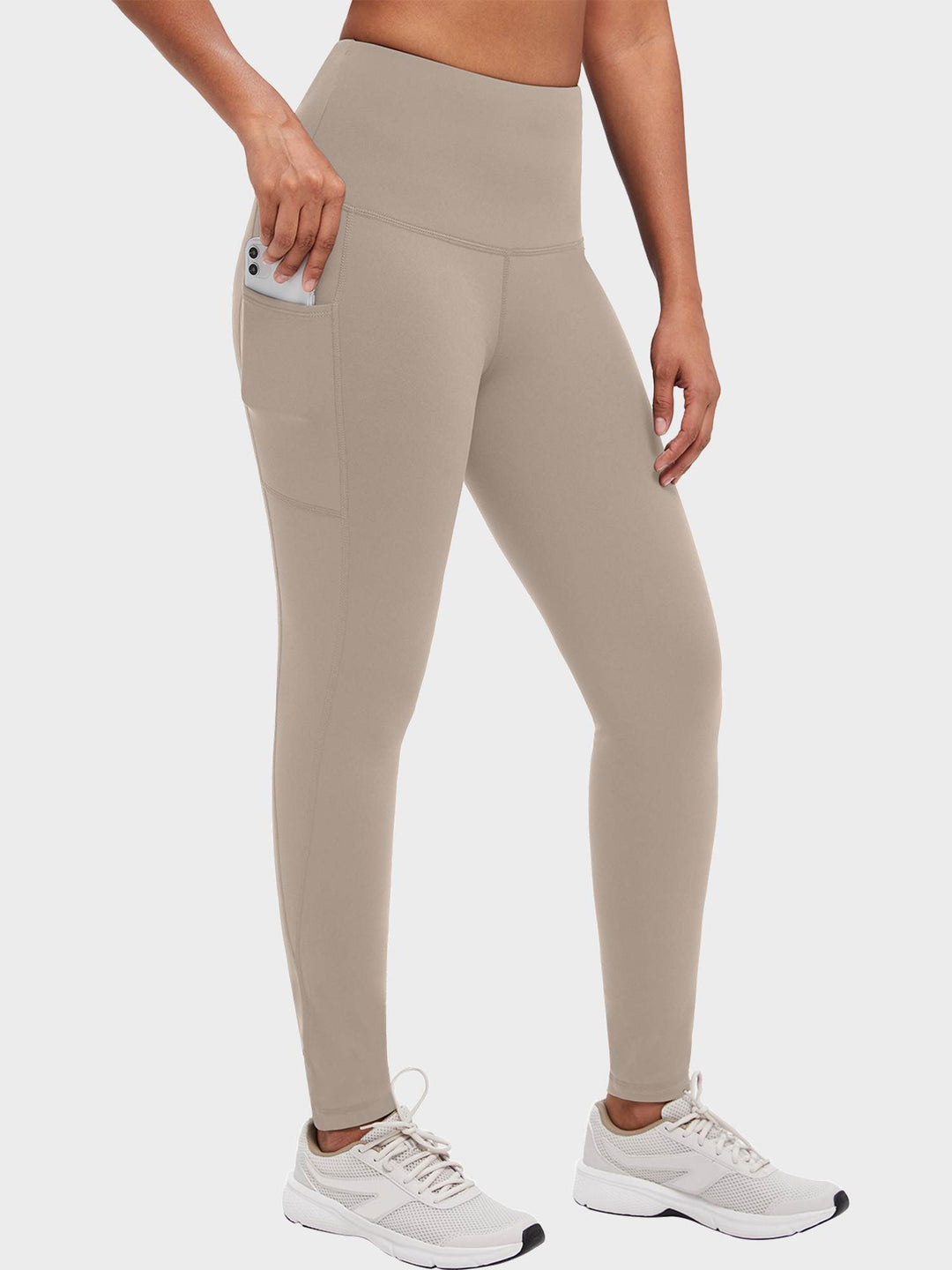 Yoga Brushed Fleece High Waisted Leggings
