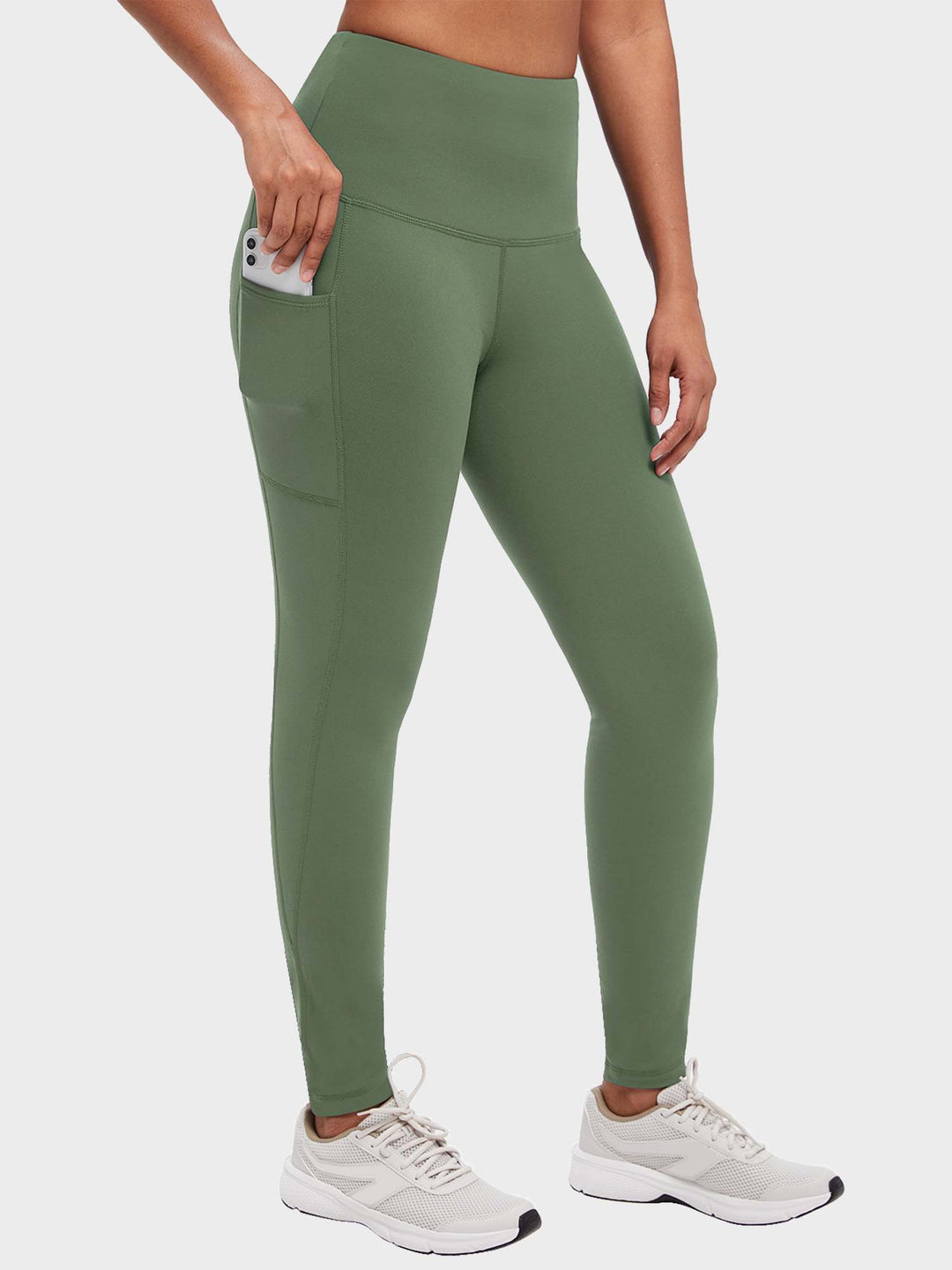 Yoga Brushed Fleece High Waisted Leggings