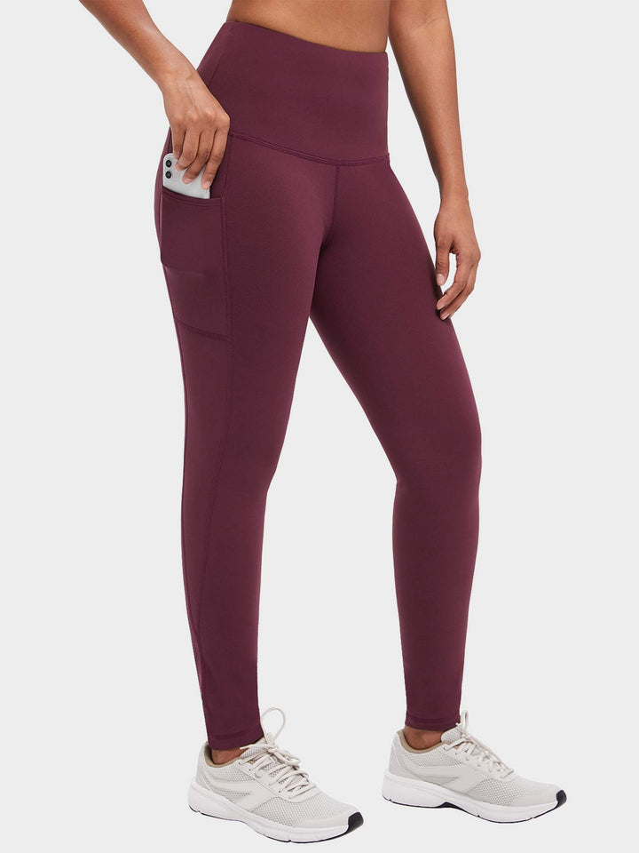 Yoga Brushed Fleece High Waisted Leggings