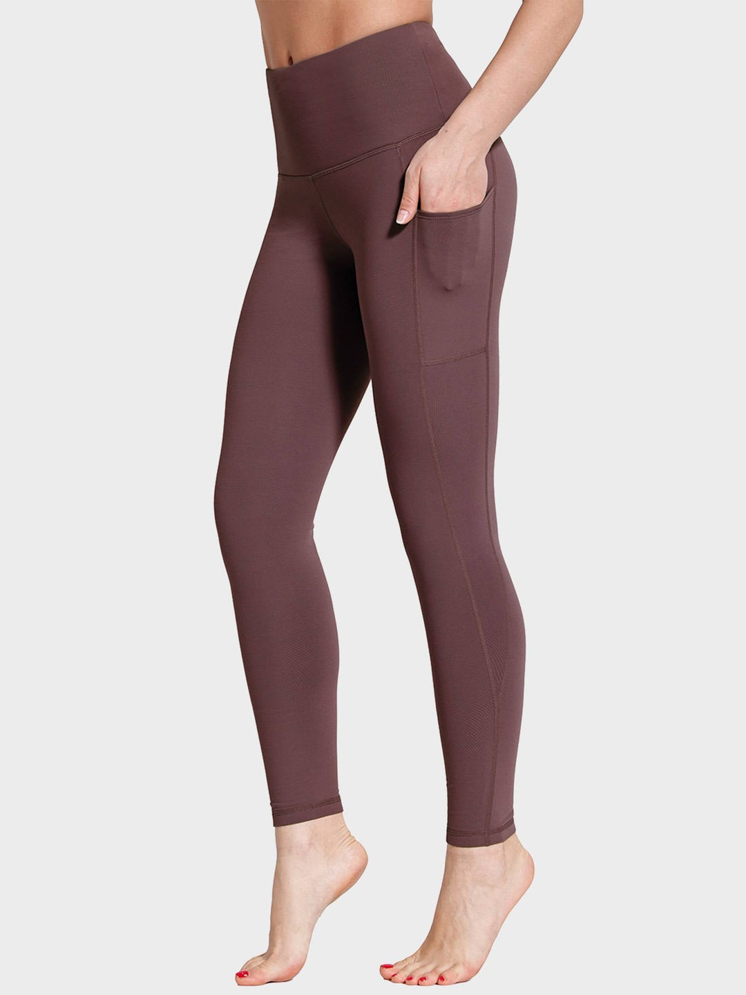 Yoga Brushed Fleece High Waisted Leggings